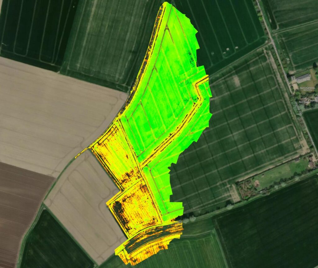 blackthorn arable multispectral imagery precision agriculture