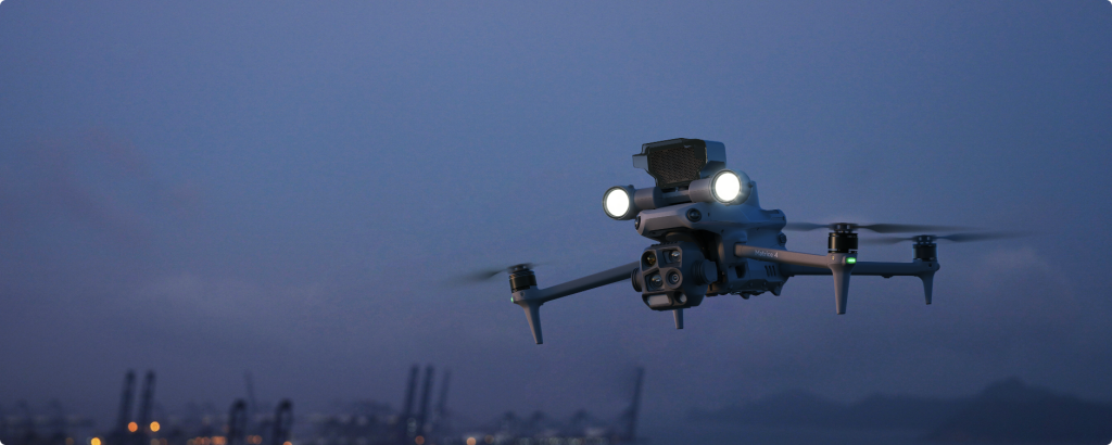 DJI Matrice with Spotlight
