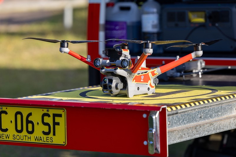 Drones integrate seamlessly with existing response vehicles. 