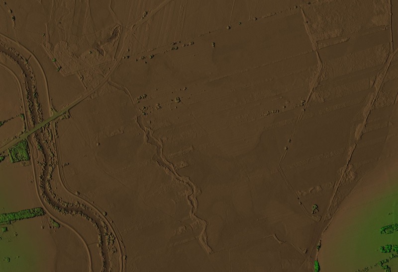 Mapping topography and soil variations from the air. 